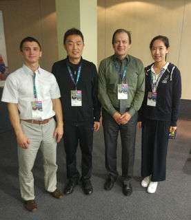 С коллегами из Пекинского спортивного университета